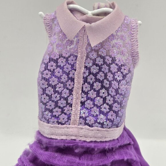 Lavender Lace Barbie Fashion Pack Dress With Sequin Bodice - Picture 2 of 5